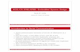 ECE/CS 5780/6780: Embedded System Design - The …cs5780/lec/lec15_2up.pdf ·  · 2009-01-05ECE/CS 5780/6780: Embedded System Design Scott R. Little Lecture 15: ... RS232 Interface