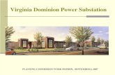 Virginia Dominion Power Substation - … Dominion Power Substation Potomac Yard CDD Concept Plan Condition 35: Relocation of the existing VA Power substation “in order that pedestrian-oriented