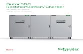 Gutor SDC Rectifier/Battery Charger - Edison · Gutor SDC Rectifier/Battery Charger 24 – 220 V; 25 – 1,200 A Higher ratings on request