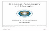 Beacon Academy of Nevada - Edl · Academic Operations ... Beacon Academy of Nevada (BANV) is a ... Families of students who are unable to submit an official transcript or portfolio