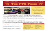 PTA FAVORITE EVENTS & THE HOLIDAY SEASON · PTA FAVORITE EVENTS & THE HOLIDAY SEASON ... It’s not too early to save the date for our annual ... He put on a fun presentation and