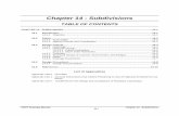 Chapter 14 - Subdivisionsvirginiadot.org/.../LocDes/DrainageManual/drain-manual-chapter-14.pdf · 14.2 - Policy VDOT Drainage Manual 14-3 of 10 Chapter 14 - Subdivisions Upon receipt