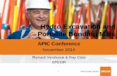 Hydro Excavation and Portable Bonding Matsapic/uploads/Forum/P2014_2.pdf · Hydro Excavation and Portable Bonding Mats ... foot off the energized mat ... for Hydro One and Ontario
