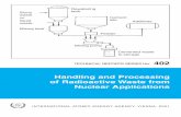 402 Handling and Processing of Radioactive Waste from ... · Handling and Processing of Radioactive Waste from ... Handling and processing of radioactive waste from nuclear applications.