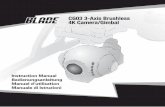 CG03 3-Axis Brushless 4K Camera/Gimbal - Horizon Hobby · ®CG03 3-Axis Brushless 4K Camera/Gimbal Instruction Manual Bedienungsanleitung Manuel d’utilisation Manuale di Istruzioni