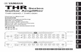English THR Series 日本語 Guitar Amplifier - usa.yamaha.com · THR Series Guitar Amplifier THR100HD / THR100H English Deutsch ... LEAD CRUNCH CLEAN I I+II SOLID MODERN BOOSTER