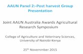 AAUN Panel 2:-Post harvest Group Presentationaaun.edu.au/wp-content/uploads/2016/01/4-Dr-Casper... ·  · 2016-02-18AAUN Panel 2:-Post harvest Group Presentation ... Develop sub-theme