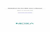 MiiNePort E1/E2-SDK User's Manual - Moxa · Information in this document is subject to change without notice and does not represent a commitment on the part of Moxa.