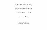McGraw Elementary Physical Education Curriculum - 2010 ... · The physical education program at McGraw Elementary ... Project Adventure ... 2 One student will start off by tossing