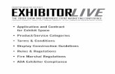 Application and Contract for Exhibit Space • Product ... · THE TRADE SHOW AND CORPORATE EVENT MARKETING CONFERENCE ... due to the nature of the exhibits, conflicts ... for reasons