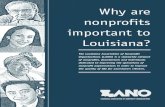 Why are nonprofits important to Louisiana? - …c.ymcdn.com/sites/ are nonprofits important to Louisiana? The Louisiana Association of Nonprofit Organizations (LANO) is a statewide