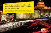 The pivotal role of technology in India and China - EY · The pivotal role of technology in India and China | 1 ... Product design India and China have been slow to adopt ... The