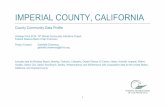 IMPERIAL COUNTY, CALIFORNIA · 1 IMPERIAL COUNTY, CALIFORNIA County Community Data Profile Vantage Point 2015: 12th District Community Indicators Project Federal Reserve Bank of San