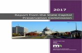 Report from the State Capitol Preservation Commission · Report from the State Capitol Preservation Commission 1/15/2017 . ... February 2016 ... shaft construction, ...