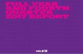Full Year and fourth quarter 2017 report - Tele2 - We ...€¦ · Tele2 – Full Year and Fourth Quarter Report 2017 2 (34) CEO Word, Q4 2017 The fourth quarter concludes an extraordinary