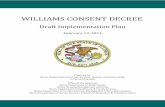 WILLIAMS CONSENT DECREE - Illinois Department of … Health... · WILLIAMS CONSENT DECREE Draft Implementation Plan Page 1 of 80 WILLIAMS CONSENT DECREE ... other co-occurring health