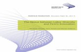 NORFACE MIGRATION Discussion Paper No. 2011-5 · The Nexus between Labor Diversity and Firm's Innovation Pierpaolo Parrotta, Dario Pozzoli and Mariola Pytlikova NORFACE MIGRATION