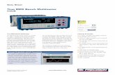 5492B, True RMS Bench Multimeter - Amazon Web Services€¦ · The B&K Precision model 5492B is a versatile 5½-digit, 120,000-count bench multimeter suitable for applications in