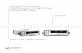 Keysight Technologies U3400 Series 4½ and 5½ Digit … · Keysight Technologies U3400 Series 4½ and 5½ Digit Digital Multimeters Data Sheet. Simply right for your basic needs,