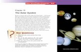Chapter 15 The Solar System - bickfordscience.com · Chapter 15 The Solar System Earth is a ... from the Greek word meaning ... Distance Astronomers often use the distance of Earth