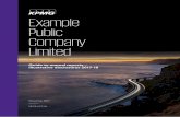 Example Public Company Limited - KPMG US LLP | KPMG …€¦ ·  · 2018-04-19Financial reporting is evolving rapidly and at the forefront is the introduction of three major new