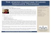The Jewish Christian Studies Graduate Programblogs.shu.edu/lawrencefrizzell/files/2014/12/Department-Newsletter..."martyrs" and the Holocaust ... history of Polish Jews, ... 2 The