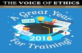 The Voice of Ethics 2018 Quarter 1 · A Publication of the Ohio Ethics Commission 2018 Quarter 1 The voice of ethics. ... Legal Education (CLE) courses! Three classes for 2018 (two