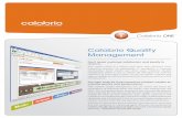 Calabrio Quality Management - CRMXchange€¦ · 2.0 framework. The right tools for time-conscious contact centers to improve quality and performance. With Calabrio Quality Management,