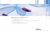 Immuno Tools for - JPT€¦ ·  · 2011-11-16peptide based services and research tools for immunological ... 08 / Custom Peptides ... JPT’s peptide synthesis protocols are optimized