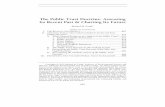 The Public Trust Doctrine: Assessing Its Recent Past ... Public Trust Doctrine: Assessing Its Recent Past ... cited law review article — by courts and ... could be asserted to bar