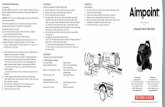 User’s manual for Aimpoint Patrol Rifle Optic AIMPOINT... · CHAPTER I PRESENTATION Aimpoint’s Reflex Sights are rugged precision electronic optical red dot sights developed for