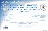 Technologies reducing exhausts emissions from large marine … · PPT file · Web view · 2012-01-07EXHAUST GAS EMISSIONS FROM LARGE MARINE DIESEL ENGINES Andrzej ADAMKIEWICZ ...