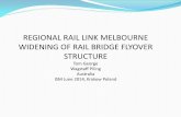 REGIONAL RAIL LINK MELBOURNE WIDENING OF … Regional Rail Link Melbourne...REGIONAL RAIL LINK MELBOURNE WIDENING OF RAIL BRIDGE FLYOVER STRUCTURE Tom George Wagstaff Piling Australia