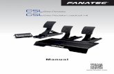 CSL manual - Fanatec · Thank you for choosing To get the most out of and before using your new CSL Elite Pedals and the CSL Elite Pedals Loadcell Kit, please read this manual for