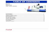 TABLE OF CONTENTS - Independent Technology …itscnc.com/images/VMC_4525 (1).pdf4 November 2001 Fadal VMC 4525 Parts Manual BASE ASSEMBLY BASE ASSEMBLY BASE ASSEMBLY # T R A #P T R