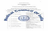 NO.MCI-6(2)/2014-Med./ MEDICAL COUNCIL OF INDIA NEW …€¦ ·  · 2016-10-20Fortis Hospital, Bangalore, Karnataka 19. Dr. K. ... Rohilkhand Medical College and Hospital, Bareilly,