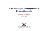 Exchange Supplier's Handbook - Army and Air Force Supplier's Handbook i Exchange Supplier's Handbook ... Kuwait, Jordan, Oman, Qatar, United Arab Emirates, Romania, Bosnia ... CLICK