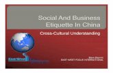 8 Business Etiquette - Baya Bajovic€¦ ·  · 2013-11-19The ideas and values regarded as Confucian are ... #47 Hong Kong 25 #48 Serbia 25 #49 Chile 23 #50 Bangladesh 20 ... Banquets