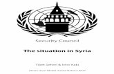 The situation in Syria - ALMUN 2018 · Although there is no authoritative document regarding the legal de#nition of the term “civil war”, ... Bashar al-Assad, ... The situation