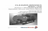 CLEAVER-BROOKS · Cleaver-Brooks equipment is designed and engineered to give long life and excellent service on the job. ... J. Control Operational Test and Checks ...