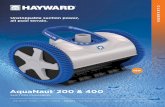 AquaNaut 400 AquaNaut 200 - intheswim.com Brochure.pdf · AquaNaut 400 AquaNaut® 200 *Optional tape tires may be required for smoother surfaces Unstoppable suction power, all pool