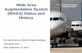 Wide Area Augmentation System (WAAS) Status and History · Wide Area Augmentation System ... • Established as global leader and gold standard for ... Genesys Aerosystems (Chelton)