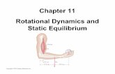 Chapter 11 Rotational Dynamics and Static Equilibriumnsmn1.uh.edu/rbellwied/classes/spring2013/ch11-notes.… ·  · 2011-11-01Chapter 11 Rotational Dynamics and Static Equilibrium.