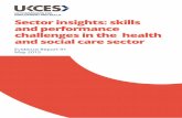Sector insights: skills and performance challenges in the ... · Evidence Report 91 May 2015 Sector insights: skills and performance challenges in the health and social care sector