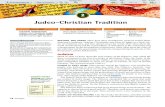 Judeo-Christian Tradition - History With Mr. Greenhistorywithmrgreen.com/page2/assets/Prologue 2.pdf · Judeo-Christian Tradition 2 Clarifying Use a chart to list one contribution