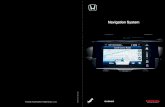 AW Brochure Honda Navigation Eng Quick Guide v.5_26Jun17.… · In-Dash Navigation solution Smartphone ... Please wait 60 seconds before you remove the USB 09 Updating the Honda Navigation