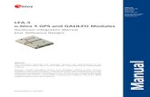 Manual - ООО «ЭК-Мобайл» :: Новостиec-mobile.ru/.../u-blox/LEA-5x_HardwareIntegrationManual.pdfLEA-5 - Hardware Integration Manual Preliminary Preface GPS.G5-MS5-07005