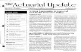 AAA, Actuarial Update, 199002 - American Academy of … 1990 Actuarial Update.pdf · • Government Relations Watch ... and intergalactic space travel. ... the Actuarial Profession,