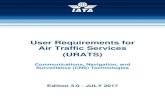 User Requirements for Air Traffic Services (URATS) - IATA · User Requirements for Air Traffic Services ... Telecommunications Network and ATS Message Handling ... band Digital Aeronautical