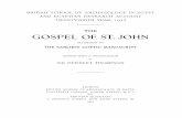 THE GOSPEL OF ST. JOHN - ETANA | ETANAetana.org/sites/default/files/coretexts/15248.pdf · THE GOSPEL OF ST. JOHN ... east side of the Nile rise in precipices from the ... pottery